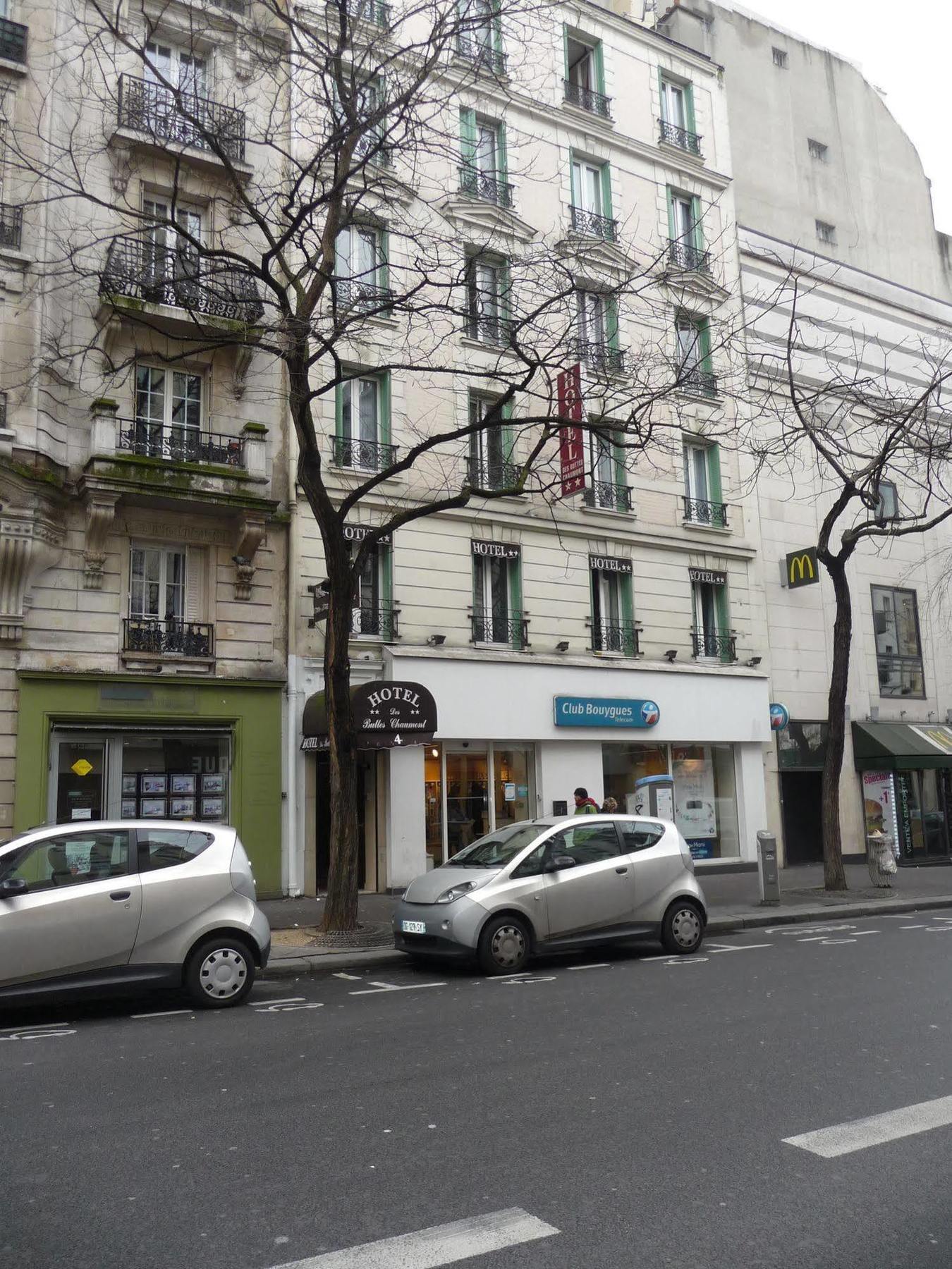 פריז Hotel Des Buttes Chaumont מראה חיצוני תמונה